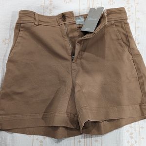 Everlane Way High Twill Shorts